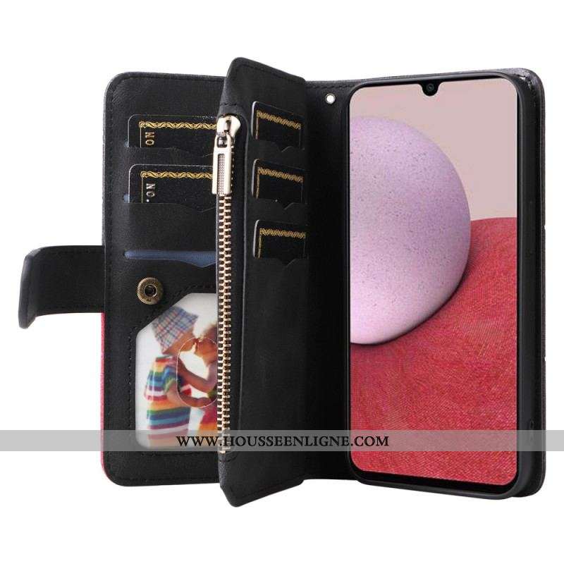 Housse Samsung Galaxy A14 5G / A14 Bicolore avec Porte-Monnaie