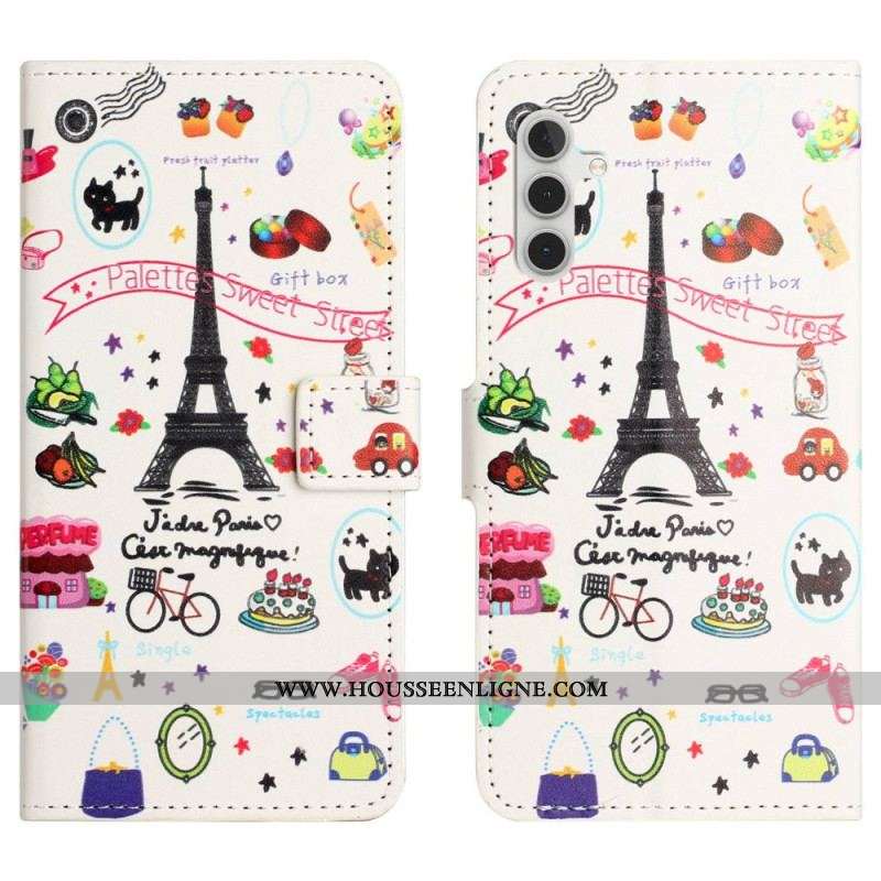 Housse Samsung Galaxy A14 5G / A14 I Love Paris