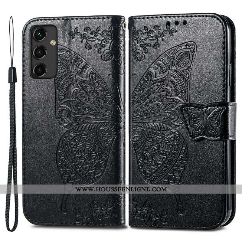 Housse Samsung Galaxy A14 5G / A14 Papillon Baroque