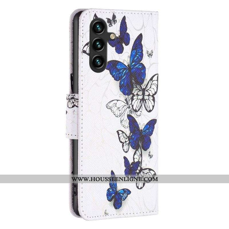 Housse Samsung Galaxy A14 5G / A14 Papillons Colorés
