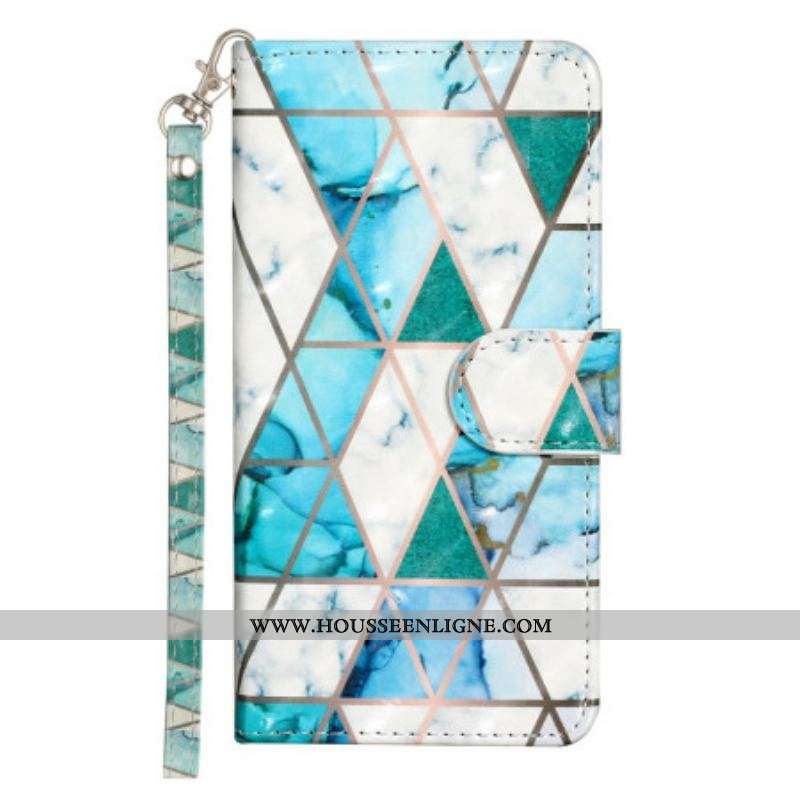 Housse Samsung Galaxy A14 5G / A14 Tigre de Nuit à Lanière