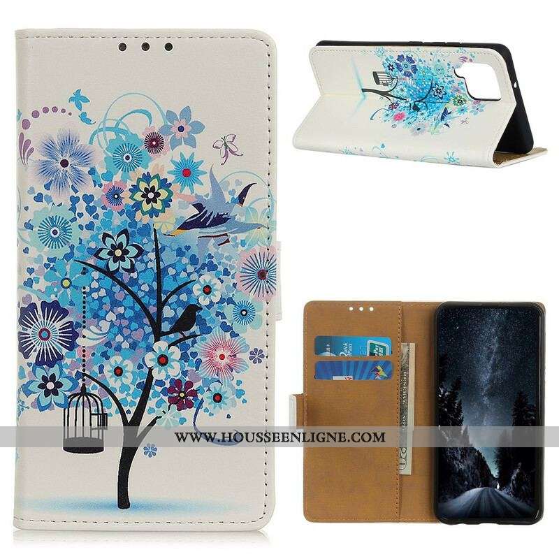 Housse Samsung Galaxy A42 5G Arbre Fleuri