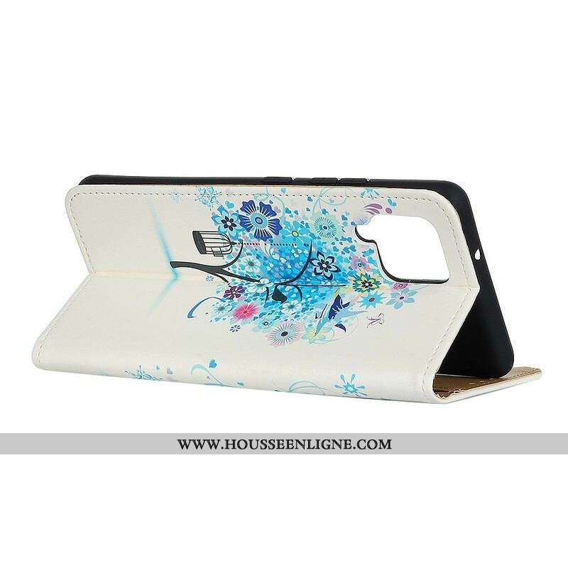 Housse Samsung Galaxy A42 5G Arbre Fleuri