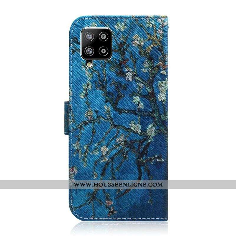 Housse Samsung Galaxy A42 5G Branche d'Arbre Fleuri