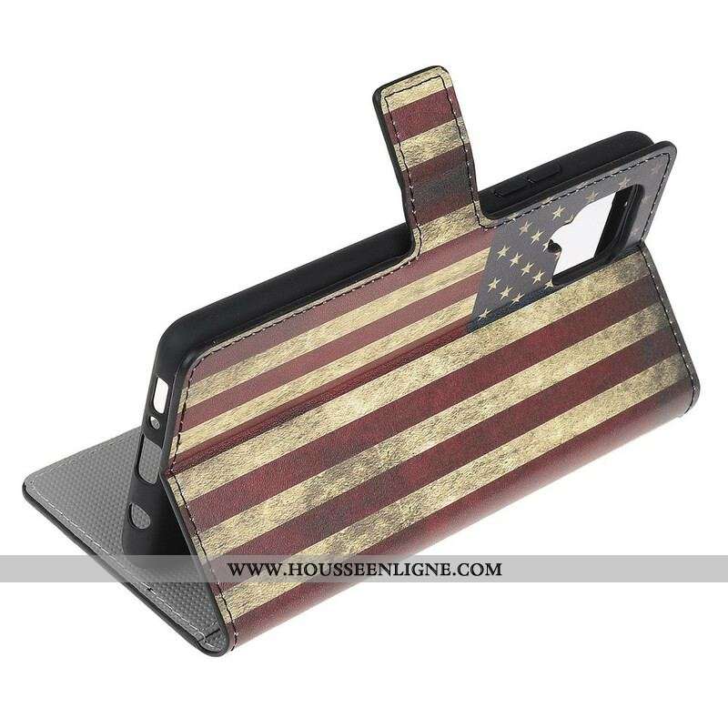 Housse Samsung Galaxy A42 5G Drapeau Américain
