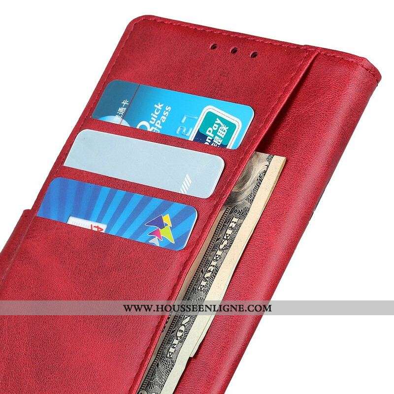 Housse Samsung Galaxy A42 5G Effet Cuir Mat