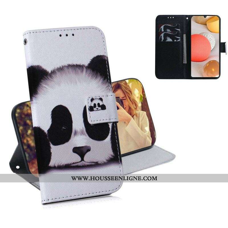 Housse Samsung Galaxy A42 5G Face de Panda