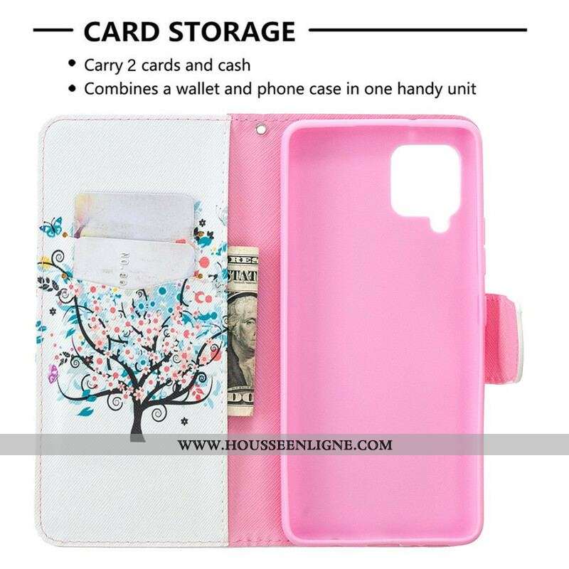 Housse Samsung Galaxy A42 5G Flowered Tree