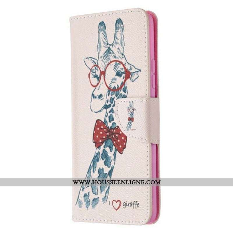 Housse Samsung Galaxy A42 5G Girafe Intello