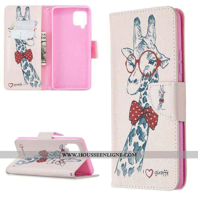 Housse Samsung Galaxy A42 5G Girafe Intello