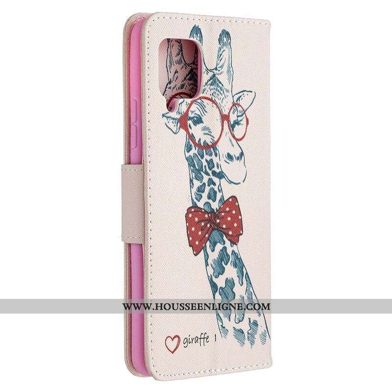 Housse Samsung Galaxy A42 5G Girafe Intello