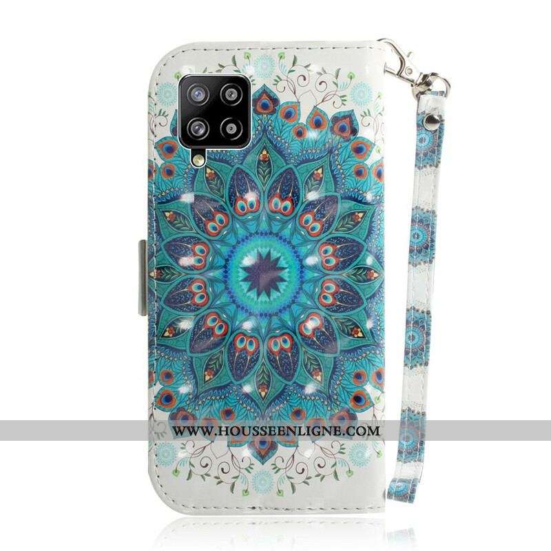 Housse Samsung Galaxy A42 5G Magistral Mandala à Lanière