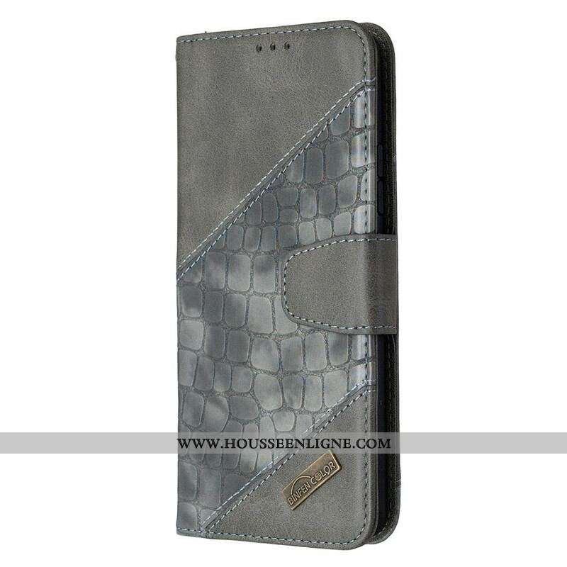 Housse Samsung Galaxy A42 5G Peau de Crocodile Classique