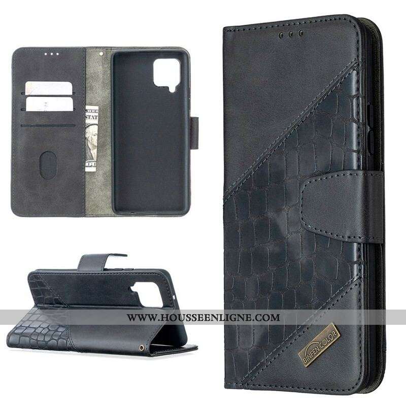 Housse Samsung Galaxy A42 5G Peau de Crocodile Classique