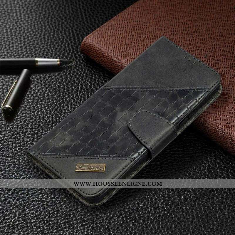 Housse Samsung Galaxy A42 5G Peau de Crocodile Classique