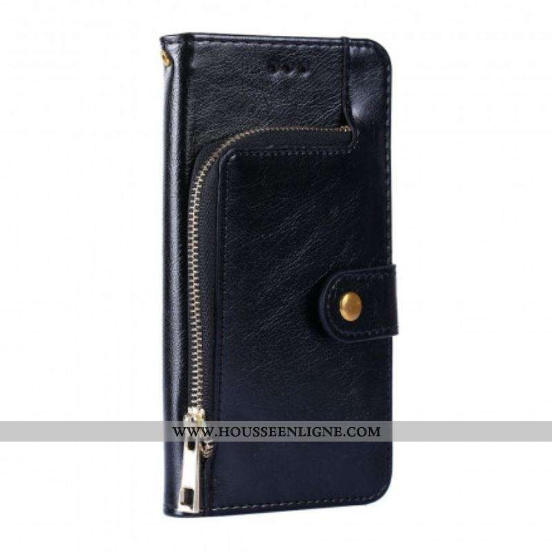 Housse Samsung Galaxy A42 5G Porte-monnaie Zippé