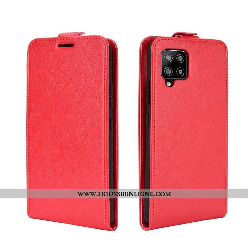 Housse Samsung Galaxy A42 5G Rabat Vertical Effet Cuir