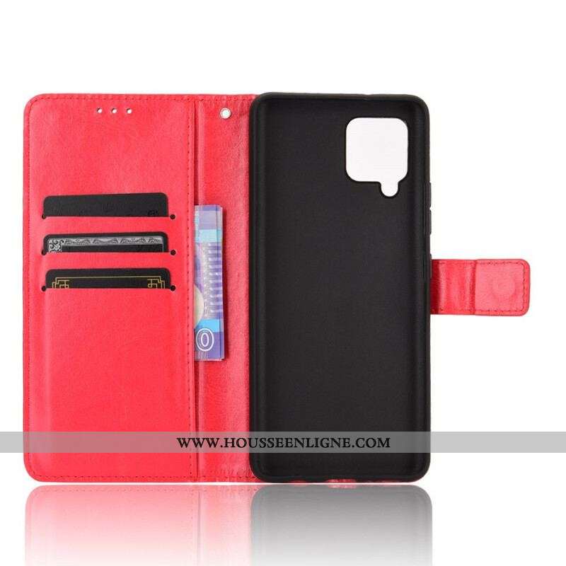 Housse Samsung Galaxy A42 5G Simili Cuir Flashy