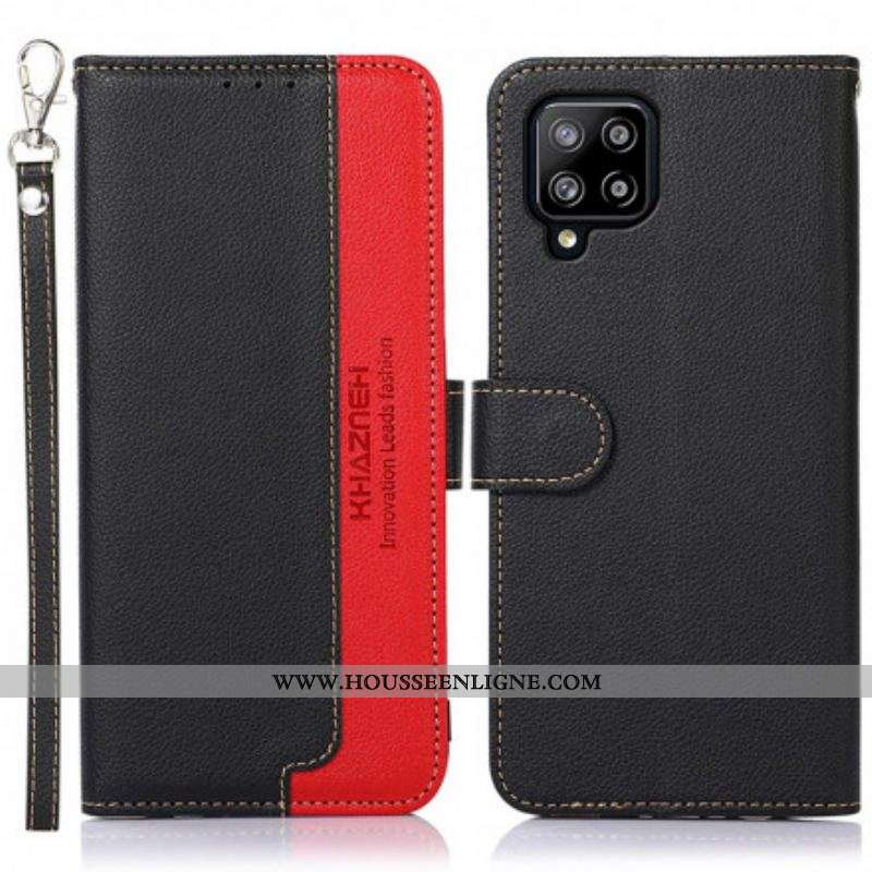 Housse Samsung Galaxy A42 5G Style Litchi RFID KHAZNEH