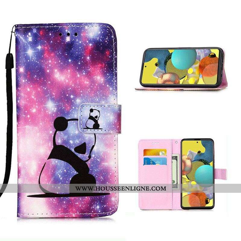 Housse Samsung Galaxy A51 5G Panda Galaxie