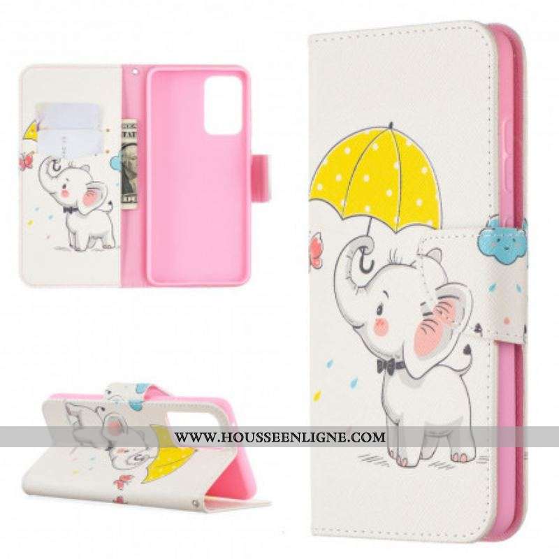 Housse Samsung Galaxy A52 4G / A52 5G / A52s 5G Bébé Éléphant