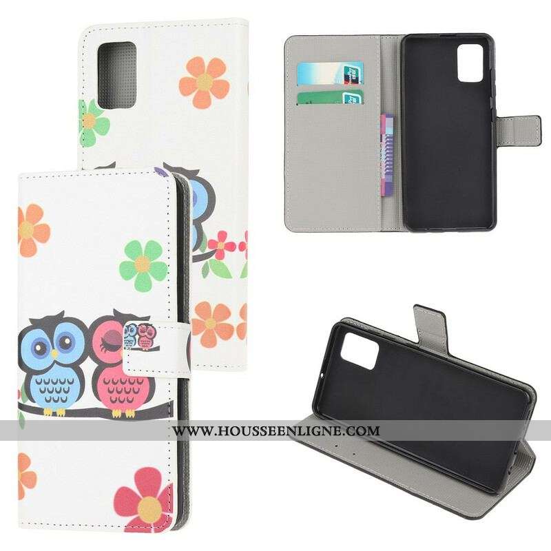 Housse Samsung Galaxy A52 4G / A52 5G / A52s 5G Couple de Hiboux