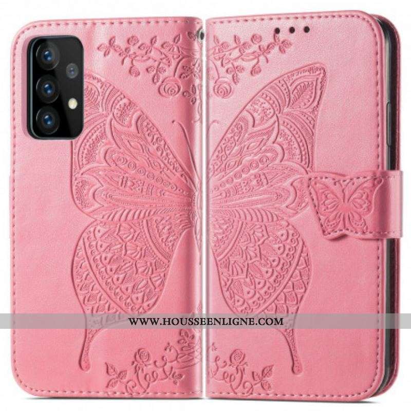Housse Samsung Galaxy A52 4G / A52 5G / A52s 5G Demi Papillons