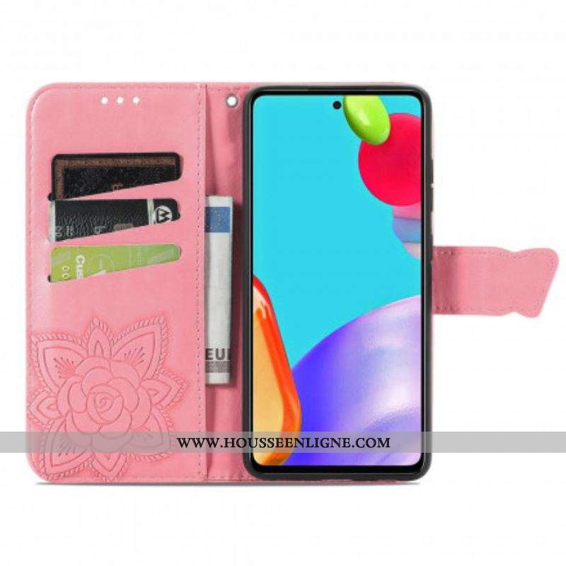 Housse Samsung Galaxy A52 4G / A52 5G / A52s 5G Demi Papillons