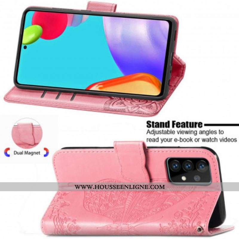 Housse Samsung Galaxy A52 4G / A52 5G / A52s 5G Demi Papillons