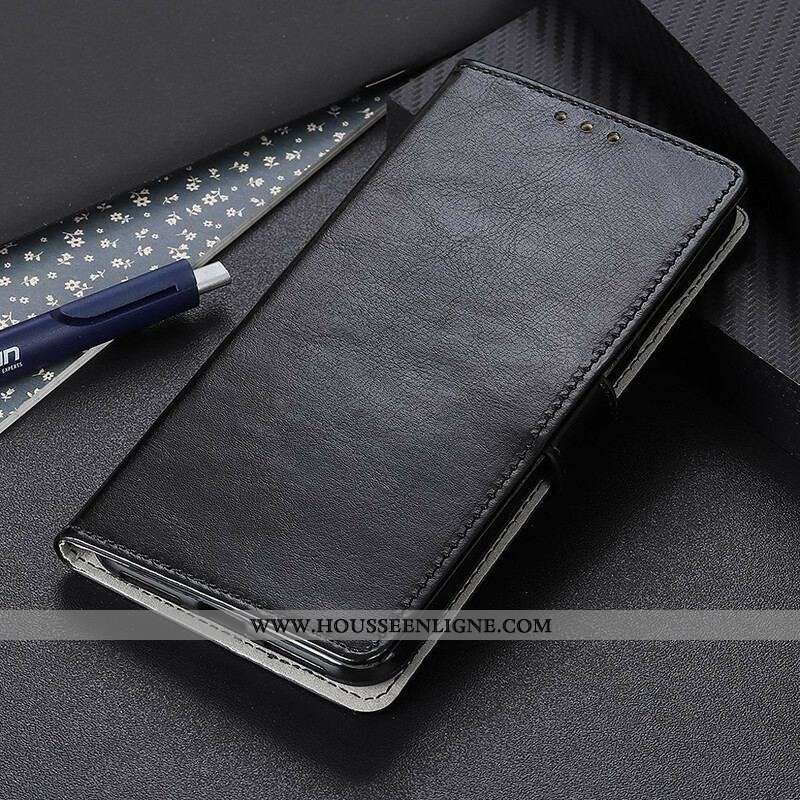 Housse Samsung Galaxy A52 4G / A52 5G / A52s 5G Effet Cuir Brillant Épuré