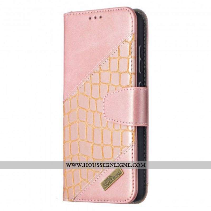 Housse Samsung Galaxy A52 4G / A52 5G / A52s 5G Effet Peau de Crocodile Classique