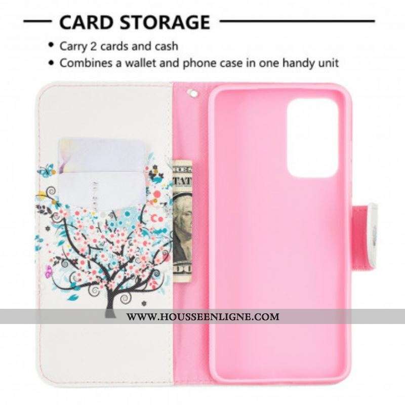 Housse Samsung Galaxy A52 4G / A52 5G / A52s 5G Flowered Tree