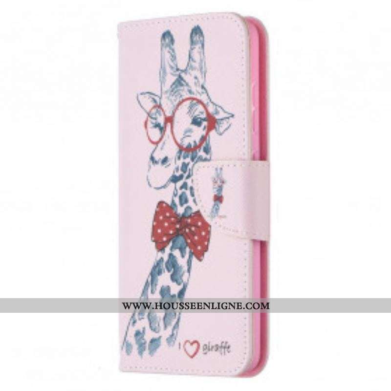 Housse Samsung Galaxy A52 4G / A52 5G / A52s 5G Girafe Intello