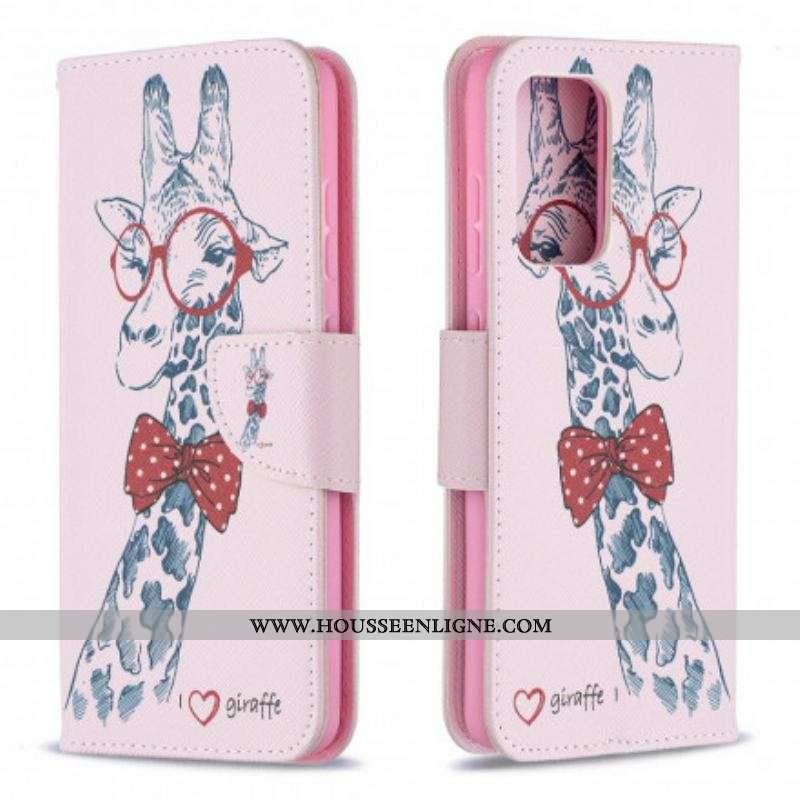 Housse Samsung Galaxy A52 4G / A52 5G / A52s 5G Girafe Intello