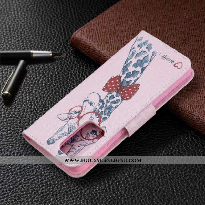 Housse Samsung Galaxy A52 4G / A52 5G / A52s 5G Girafe Intello
