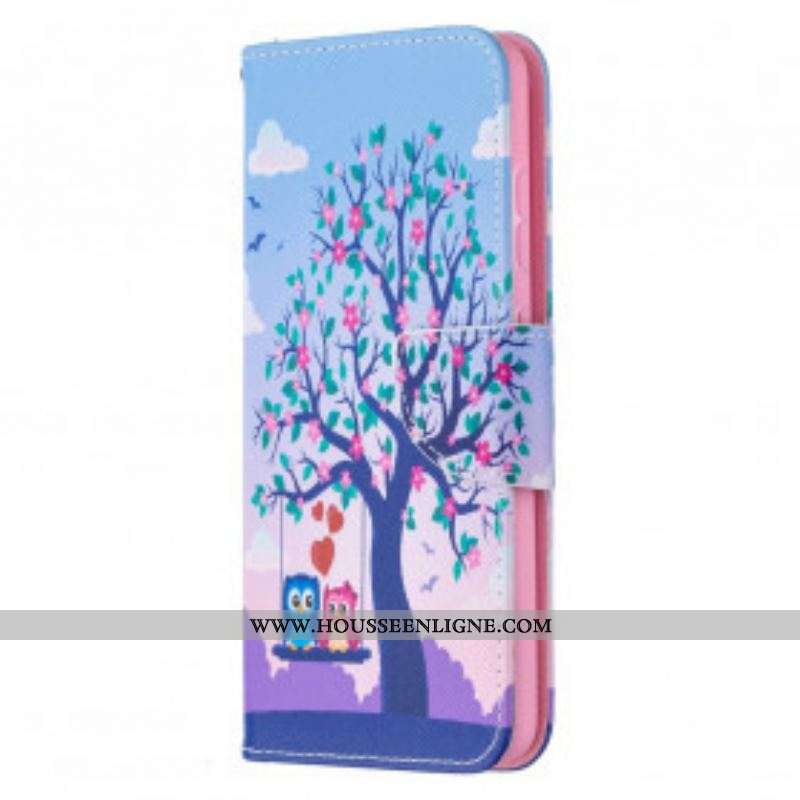 Housse Samsung Galaxy A52 4G / A52 5G / A52s 5G Hiboux Sur La Balançoire