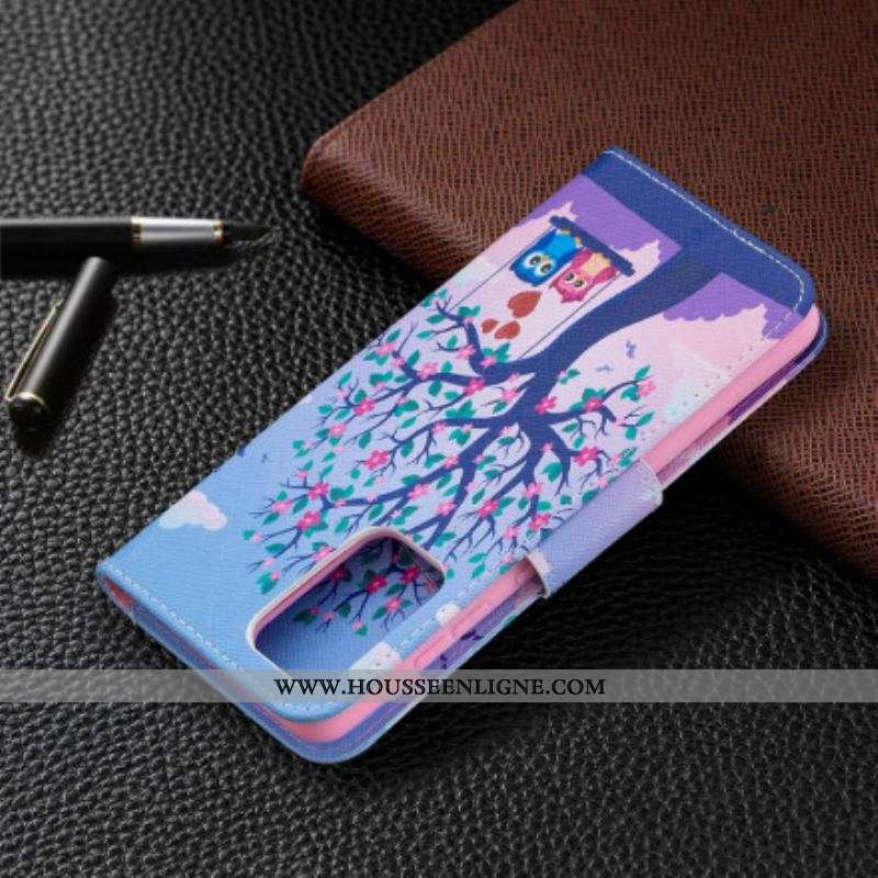 Housse Samsung Galaxy A52 4G / A52 5G / A52s 5G Hiboux Sur La Balançoire