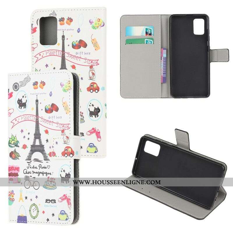 Housse Samsung Galaxy A52 4G / A52 5G / A52s 5G J'adore Paris