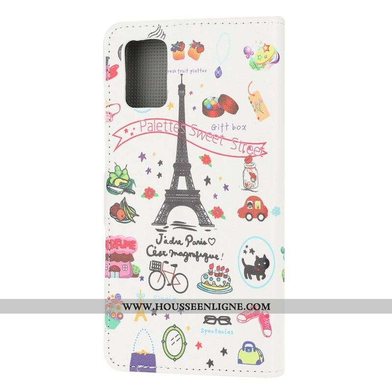 Housse Samsung Galaxy A52 4G / A52 5G / A52s 5G J'adore Paris