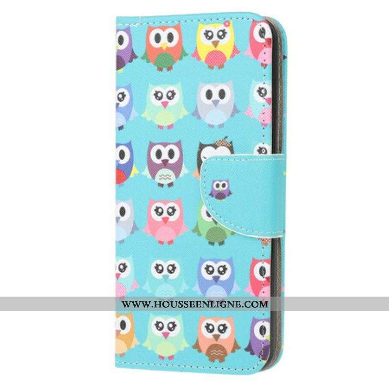 Housse Samsung Galaxy A52 4G / A52 5G / A52s 5G Multiples Hiboux