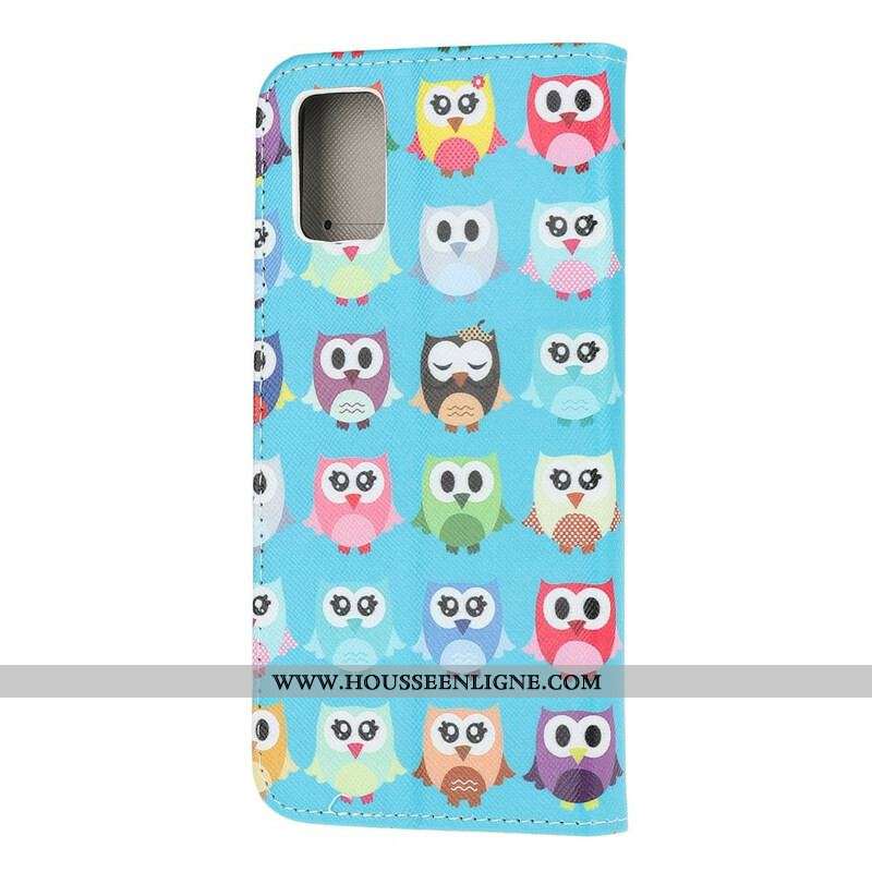 Housse Samsung Galaxy A52 4G / A52 5G / A52s 5G Multiples Hiboux