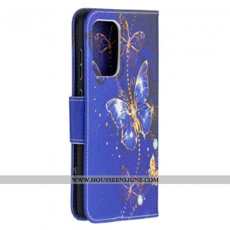 Housse Samsung Galaxy A52 4G / A52 5G / A52s 5G Papillons Rois