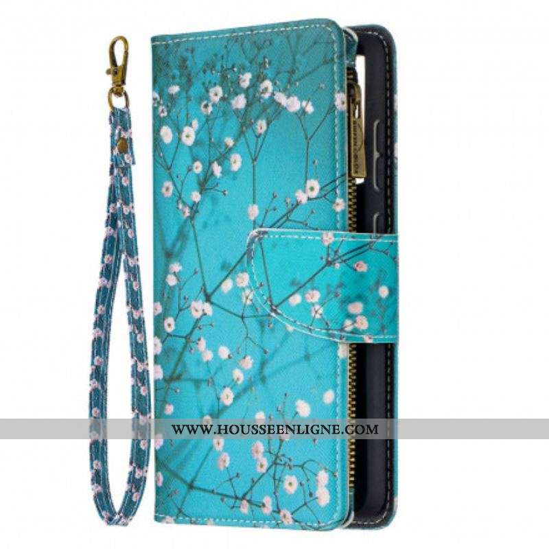 Housse Samsung Galaxy A52 4G / A52 5G / A52s 5G Poche Zippée Arbre