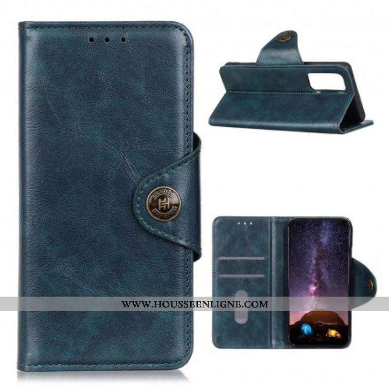Housse Samsung Galaxy A52 4G / A52 5G / A52s 5G Simili Cuir Brillant KHAZNEH