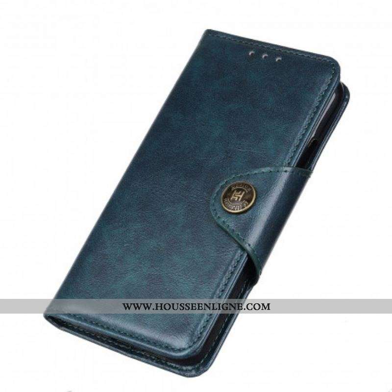 Housse Samsung Galaxy A52 4G / A52 5G / A52s 5G Simili Cuir Brillant KHAZNEH