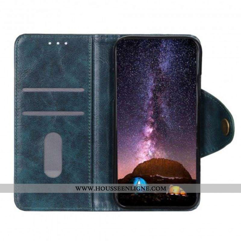 Housse Samsung Galaxy A52 4G / A52 5G / A52s 5G Simili Cuir Brillant KHAZNEH