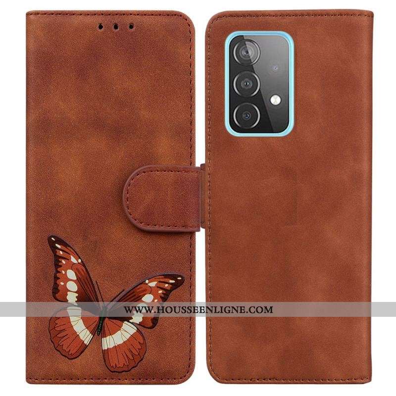Housse Samsung Galaxy A52 4G / A52 5G / A52s 5G Skin-Touch Papillon