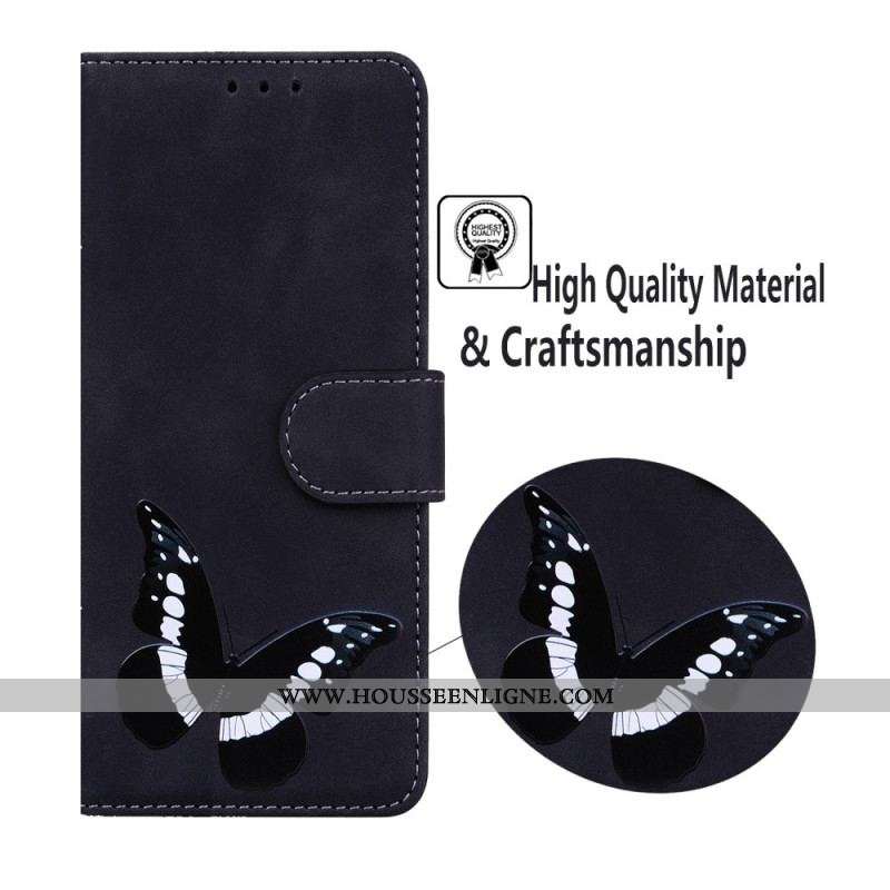 Housse Samsung Galaxy A52 4G / A52 5G / A52s 5G Skin-Touch Papillon