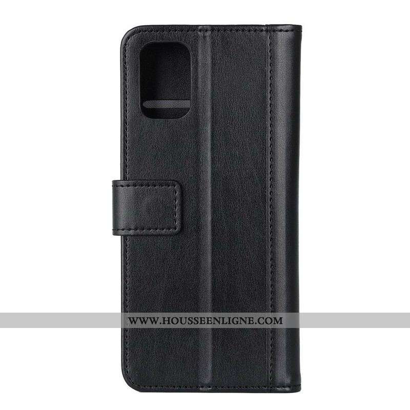Housse Samsung Galaxy A52 4G / A52 5G / A52s 5G Version Coloré Cuir Fendu