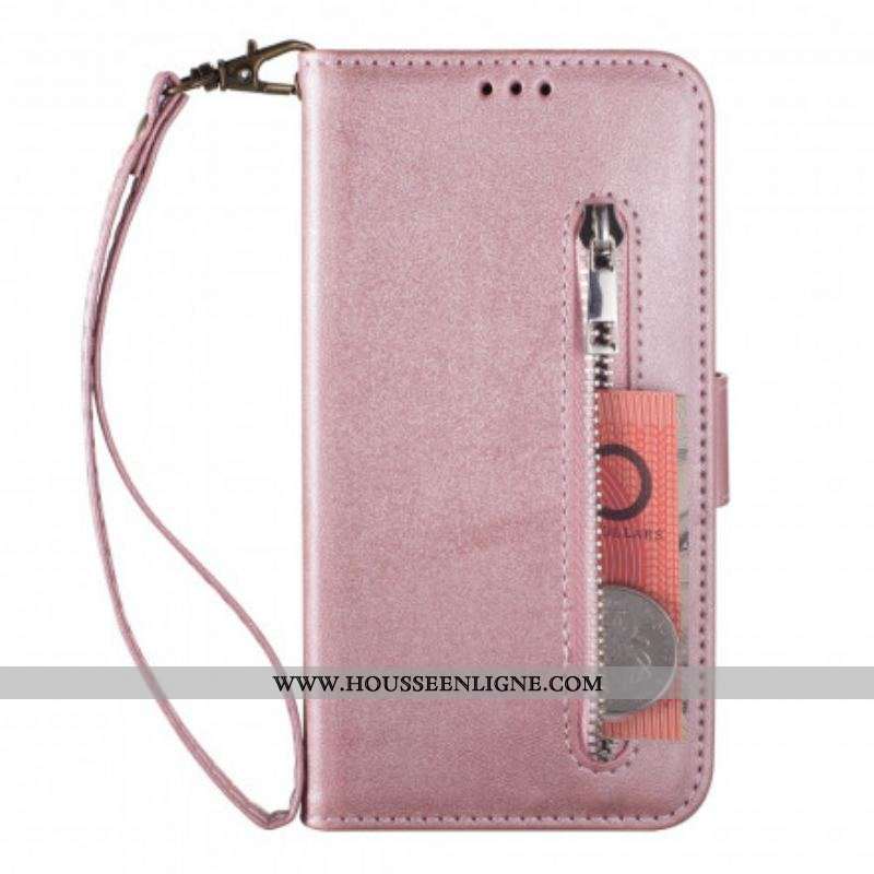 Housse Samsung Galaxy A52 4G / A52 5G / A52s Effet Cuir Porte-Monnaie